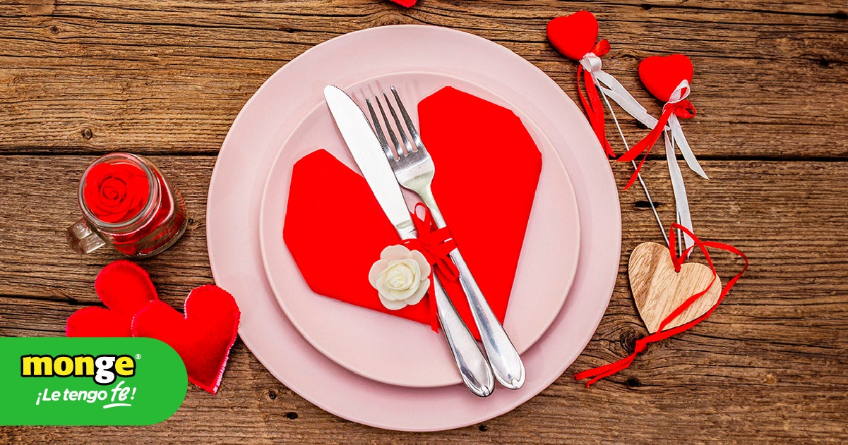 Recetas románticas para el día del amor y la amistad