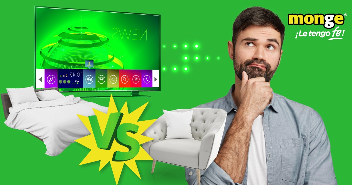 ¿Dónde es mejor ver tele: en la sala o en el cuarto? 
